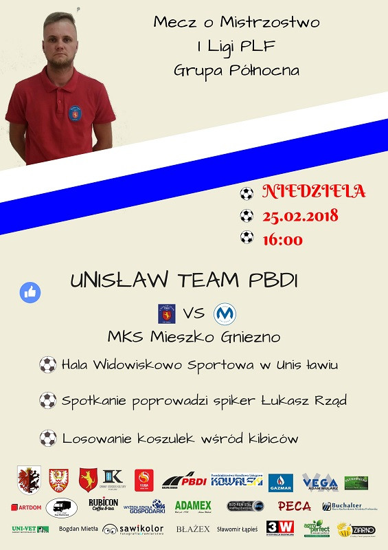 Mecz o Mistrzostwo I Ligi Unisław TEAM PBDI - MKS Mieszko Gniezno