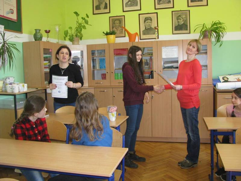 Laureaci Szkolnego Konkursu Mistrz Ortografii w 