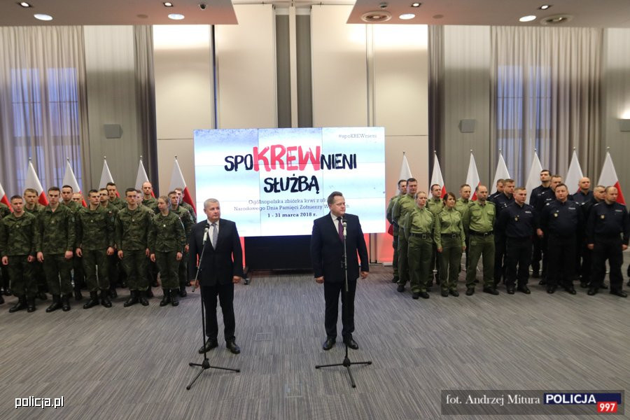 ?SpoKREWnieni służbą?- Wspólna akcja MSWiA i MON w hołdzie żołnierzom wyklętym