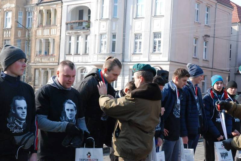 Reprezentanci ZSO nr 1 i ZS nr 2 w Biegu Pamięci Żołnierzy Wyklętych