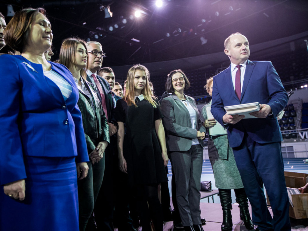 Wręczenie stypendiów przez Marszałka Piotra Całbeckiego: ?Prymusi Zawodu Kujaw i Pomorza?