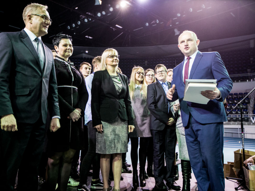 Wręczenie stypendiów przez Marszałka Piotra Całbeckiego: ?Prymusi Zawodu Kujaw i Pomorza?