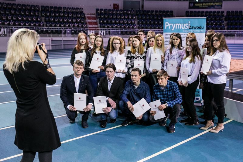 Wręczenie stypendiów przez Marszałka Piotra Całbeckiego: ?Prymusi Zawodu Kujaw i Pomorza?