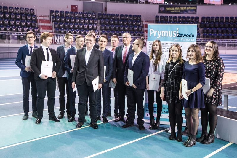 Wręczenie stypendiów przez Marszałka Piotra Całbeckiego: ?Prymusi Zawodu Kujaw i Pomorza?