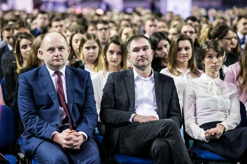 Wręczenie stypendiów przez Marszałka Piotra Całbeckiego: ?Prymusi Zawodu Kujaw i Pomorza?