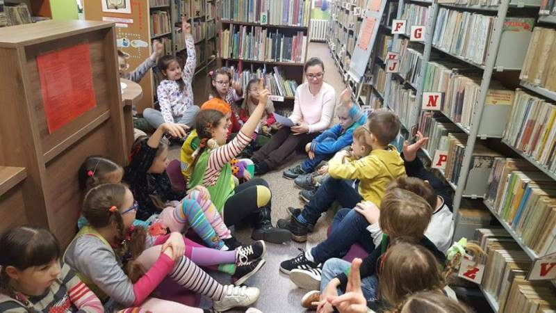 Wesoła lekcja biblioteczna pt. 