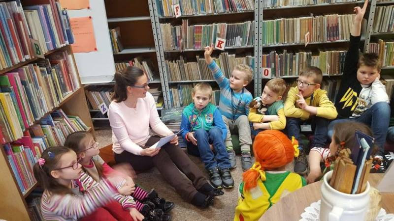 Wesoła lekcja biblioteczna pt. 
