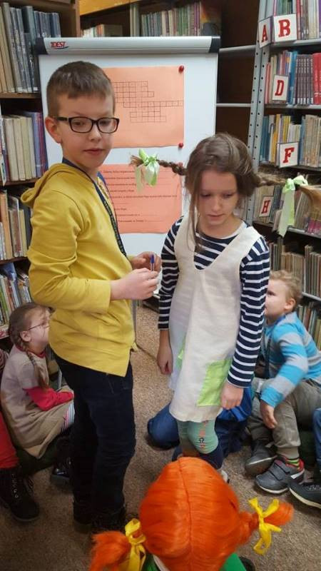 Wesoła lekcja biblioteczna pt. 