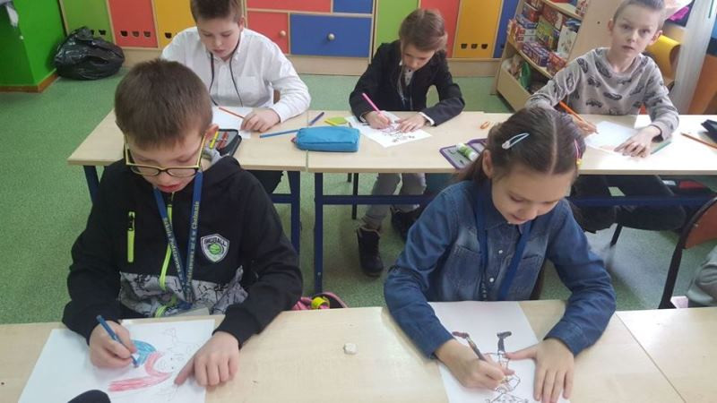 Wesoła lekcja biblioteczna pt. 