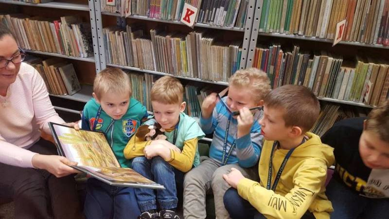 Wesoła lekcja biblioteczna pt. 