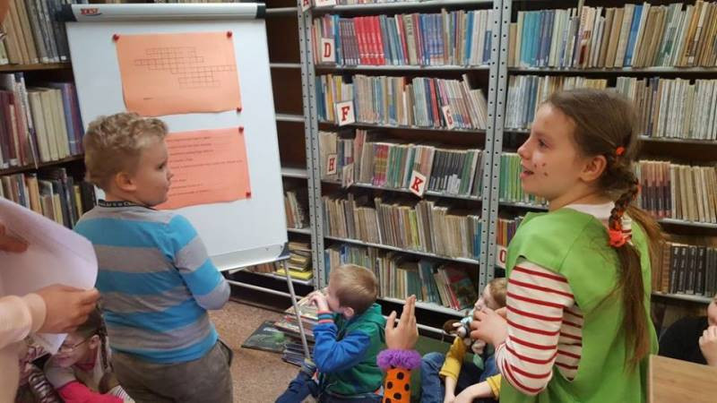 Wesoła lekcja biblioteczna pt. 