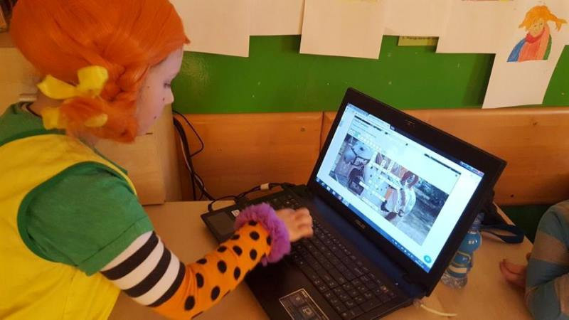 Wesoła lekcja biblioteczna pt. 