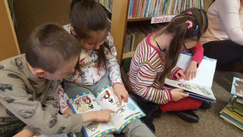 Wesoła lekcja biblioteczna pt. 