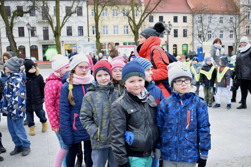 Dzisiaj w Chełmnie bum..bum... Zespół Downa zrobił szum !!! Happening w pierwszy dzień wiosny