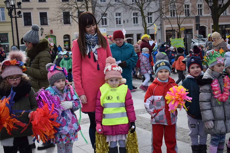 Dzisiaj w Chełmnie bum..bum... Zespół Downa zrobił szum !!! Happening w pierwszy dzień wiosny