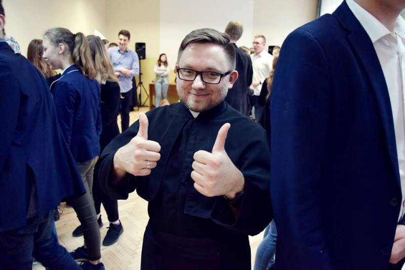 Podziękowanie za rekolekcje w Katolickiej Szkole Księży Pallotynów