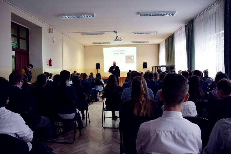 Podziękowanie za rekolekcje w Katolickiej Szkole Księży Pallotynów