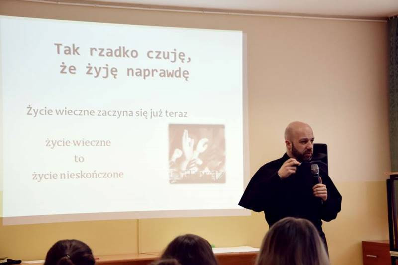 Podziękowanie za rekolekcje w Katolickiej Szkole Księży Pallotynów