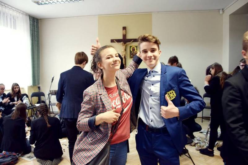 Podziękowanie za rekolekcje w Katolickiej Szkole Księży Pallotynów