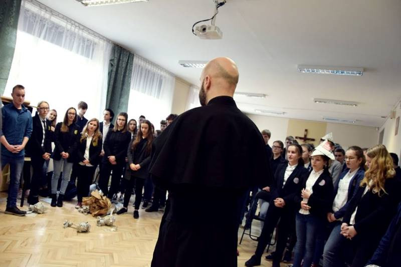 Podziękowanie za rekolekcje w Katolickiej Szkole Księży Pallotynów