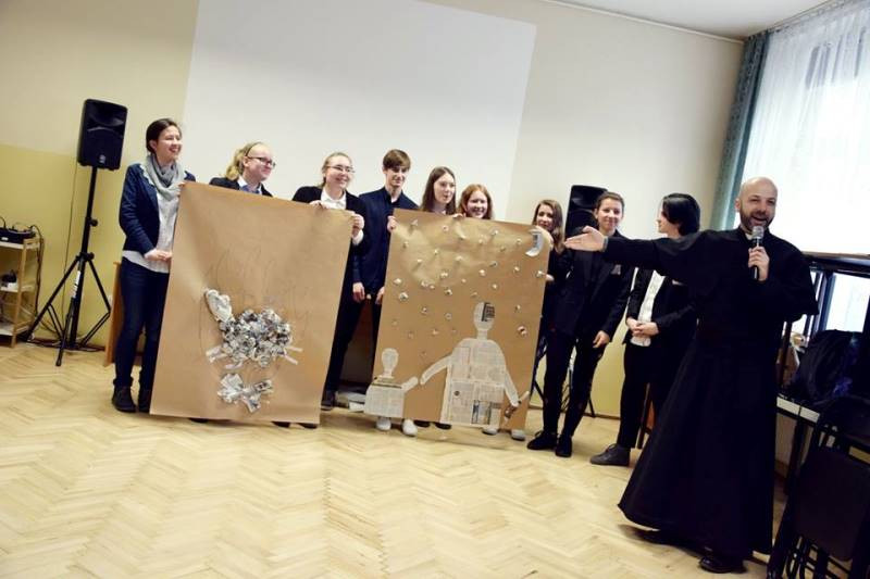 Podziękowanie za rekolekcje w Katolickiej Szkole Księży Pallotynów
