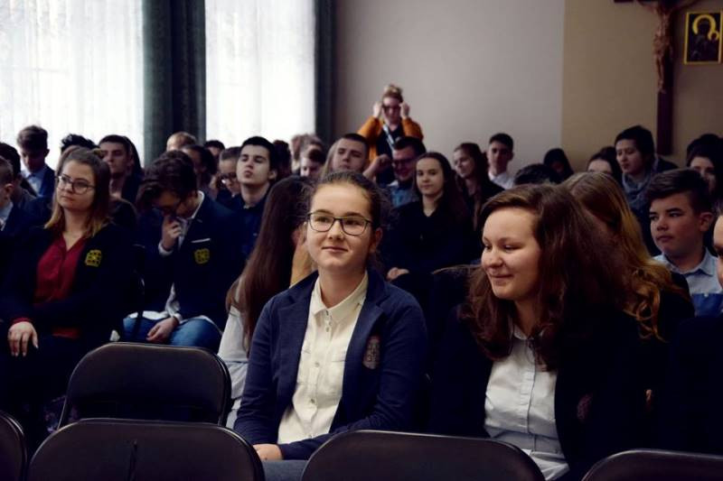 Podziękowanie za rekolekcje w Katolickiej Szkole Księży Pallotynów