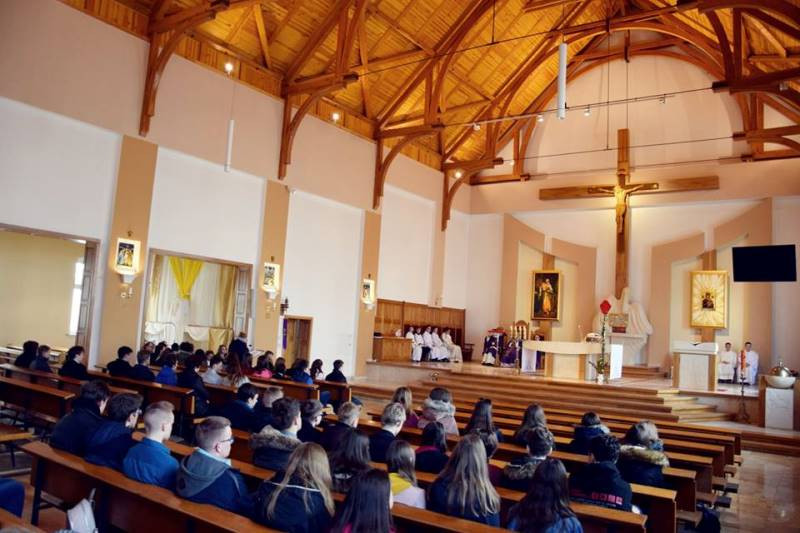 Podziękowanie za rekolekcje w Katolickiej Szkole Księży Pallotynów