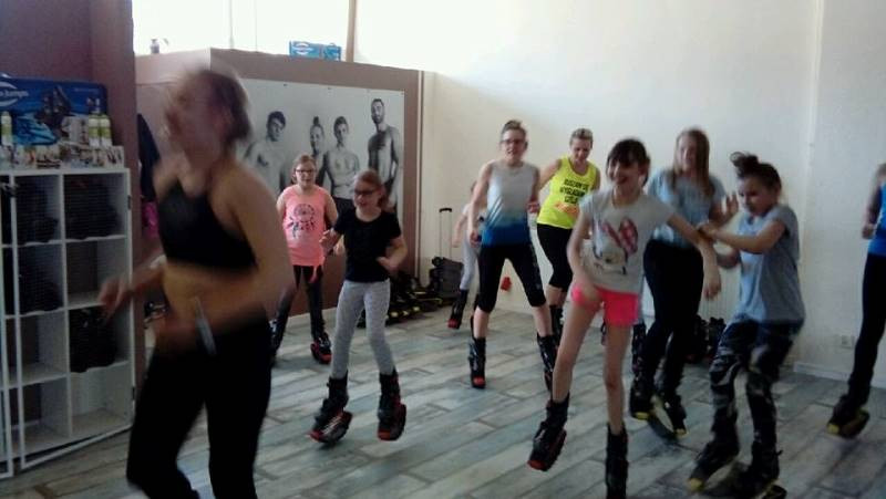 Zajęcia Kangoo Jumps dla dzieci z Domu Dziecka w Chełmnie