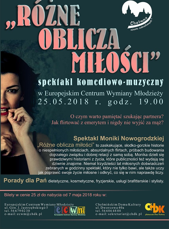 25 maja - Spektakl komediowo-muzyczny: 