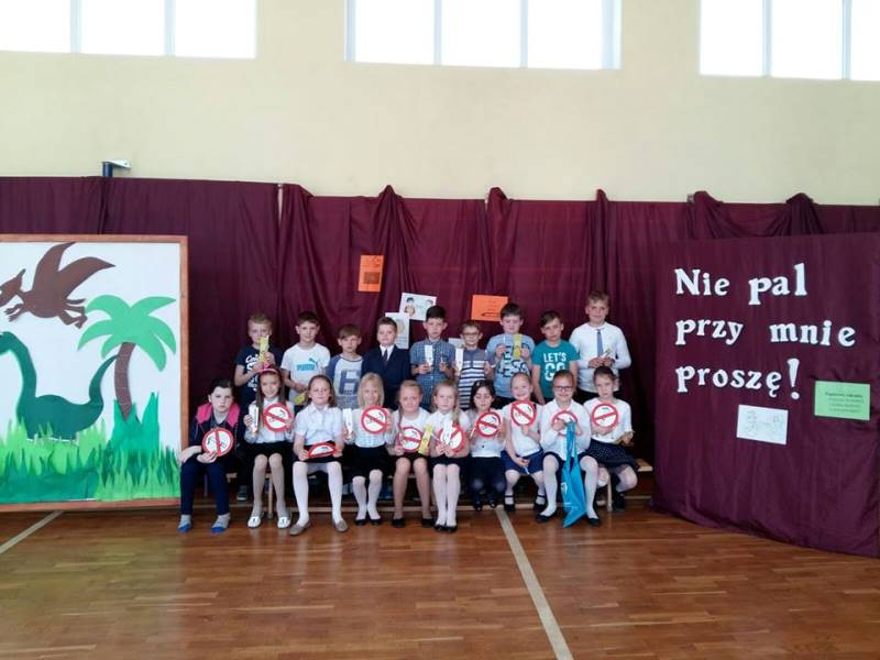 Nie pal przy mnie proszę! Przedstawienie dotyczące zdrowego trybu życia