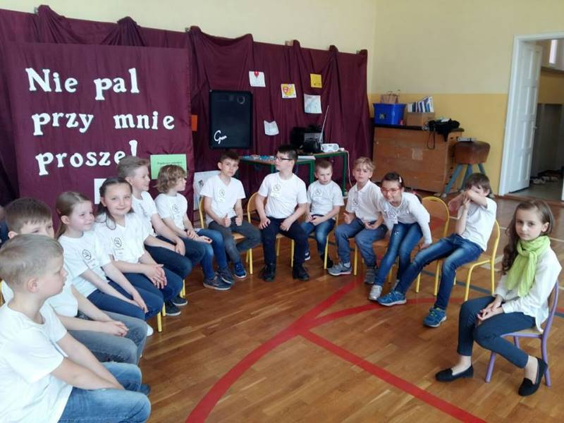 Nie pal przy mnie proszę! Przedstawienie dotyczące zdrowego trybu życia