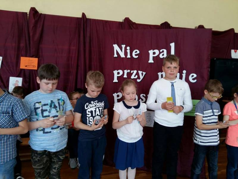 Nie pal przy mnie proszę! Przedstawienie dotyczące zdrowego trybu życia