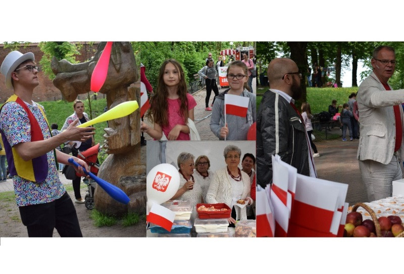 W biało-czerwonych barwach: Zabawy w Dniu Flagi