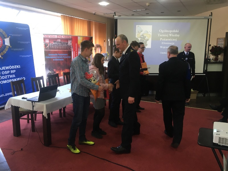 Ogólnopolski Turniej Wiedzy Pożarniczej - eliminacje wojewódzkie w Chełmnie