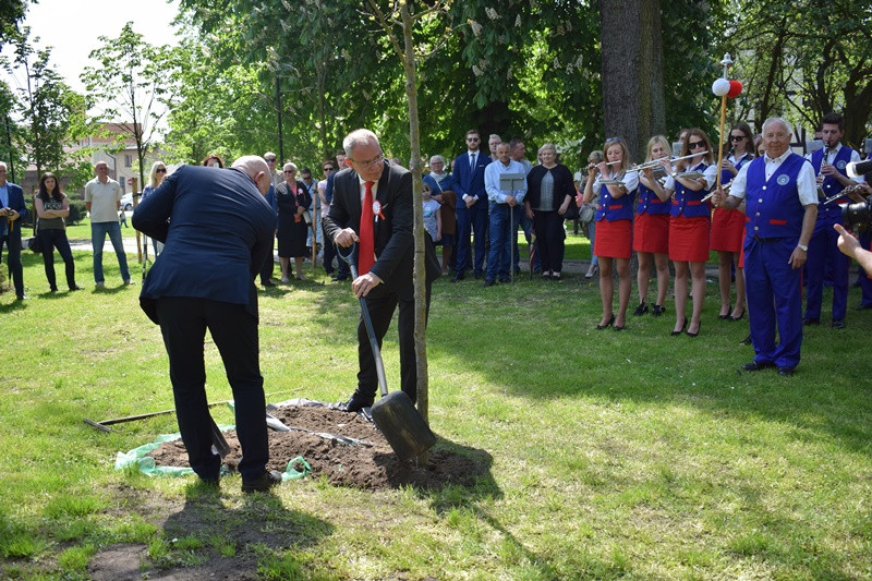 Symboliczne posadzenie DĘBU NIEPODLEGŁOŚCI dla upamiętnienia 100-lecia odzyskania niepodległości