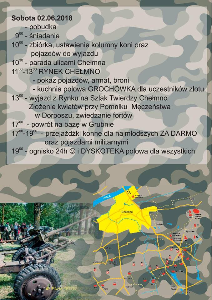 31.05-03.06 - VI Zlot Militarny: Rajd Szlakiem Twierdzy Chełmno