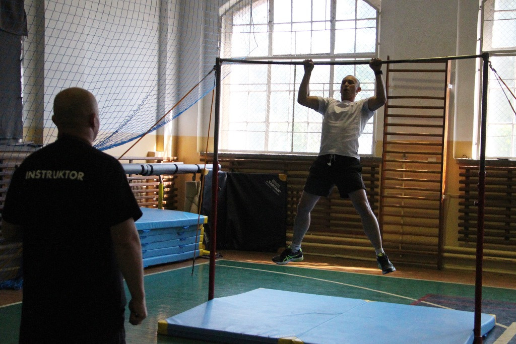 Egzamin sprawności fizycznej w 3 Batalionie Drogowo-Mostowym