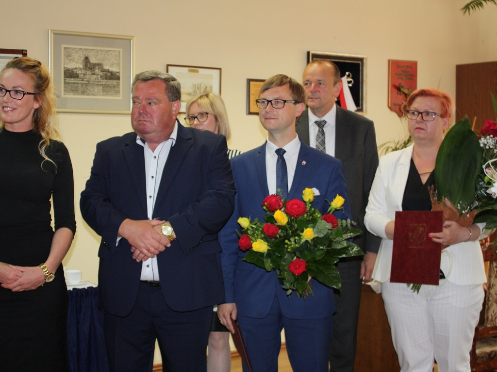 Podziękowanie za wieloletnią współpracę dla pani Marioli Burc