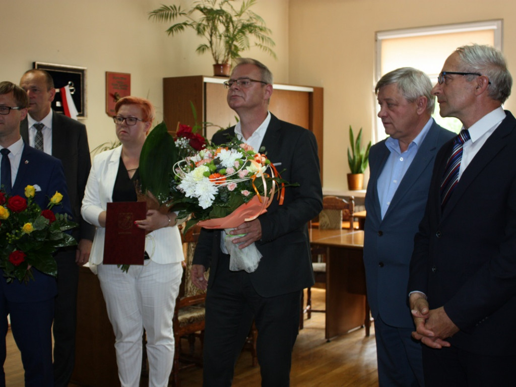 Podziękowanie za wieloletnią współpracę dla pani Marioli Burc