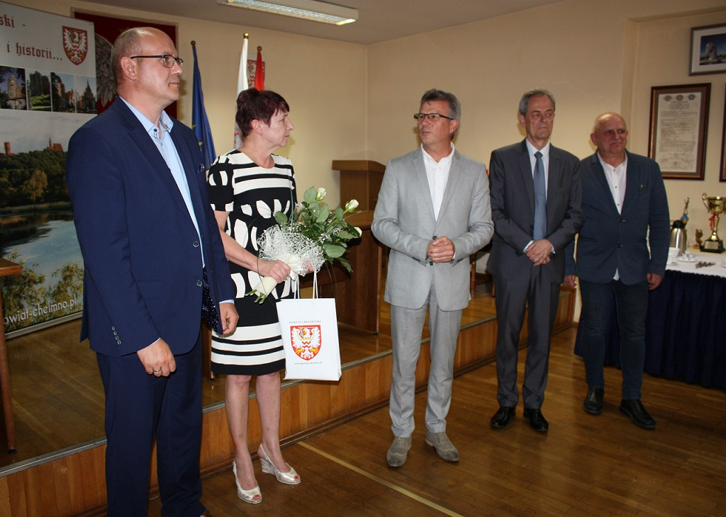 Podziękowanie za wieloletnią współpracę dla pani Marioli Burc