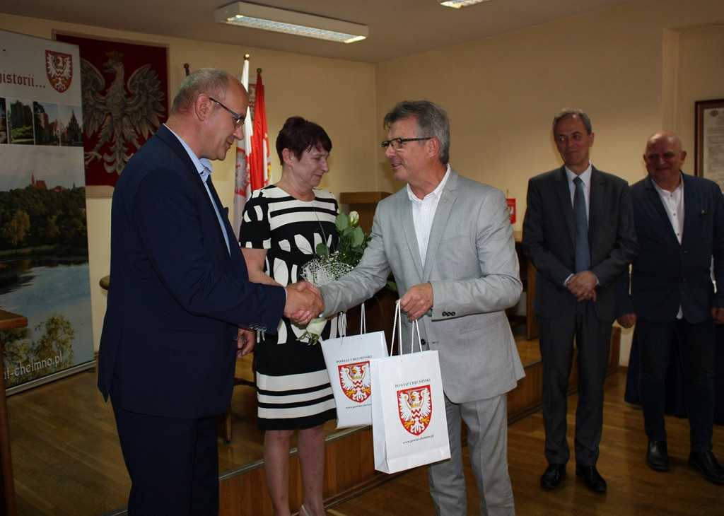 Podziękowanie za wieloletnią współpracę dla pani Marioli Burc