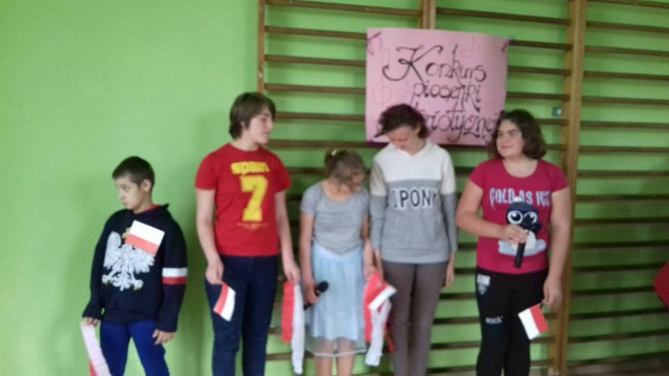 Prezentacja talentów konkursowych podopiecznych S.O.S.W.