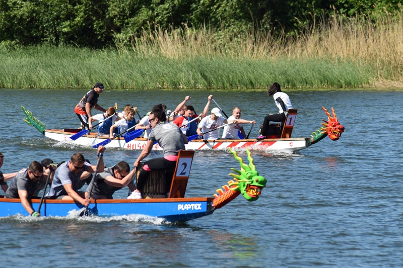 Wspaniała rywalizacja podczas XI Chełmińskich Wyścigów Łodzi Smoczych