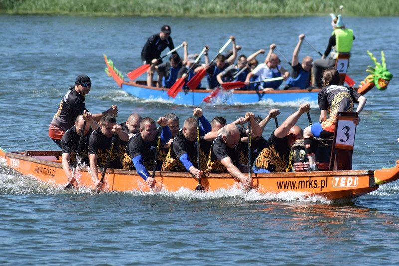 Wspaniała rywalizacja podczas XI Chełmińskich Wyścigów Łodzi Smoczych