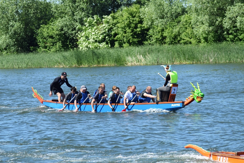 Wspaniała rywalizacja podczas XI Chełmińskich Wyścigów Łodzi Smoczych