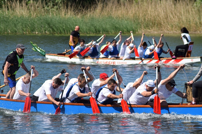 Wspaniała rywalizacja podczas XI Chełmińskich Wyścigów Łodzi Smoczych