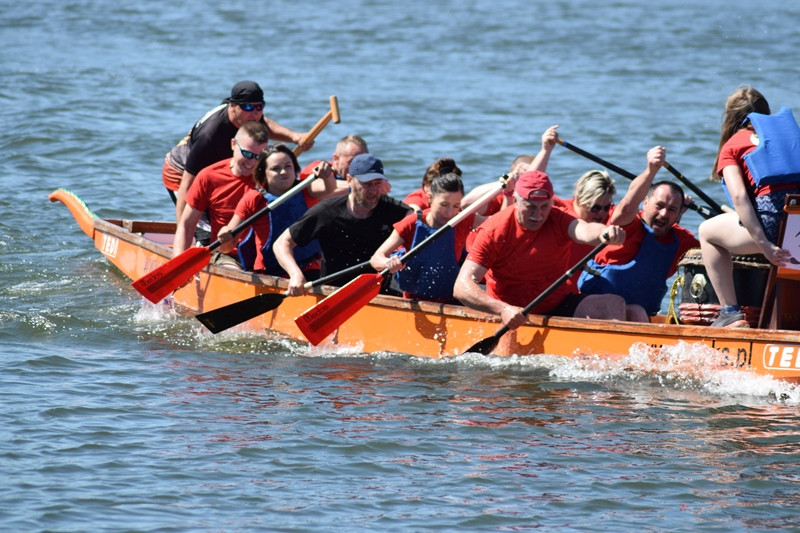 Wspaniała rywalizacja podczas XI Chełmińskich Wyścigów Łodzi Smoczych