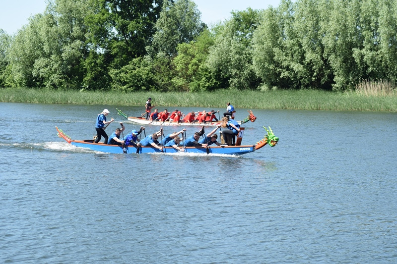Wspaniała rywalizacja podczas XI Chełmińskich Wyścigów Łodzi Smoczych
