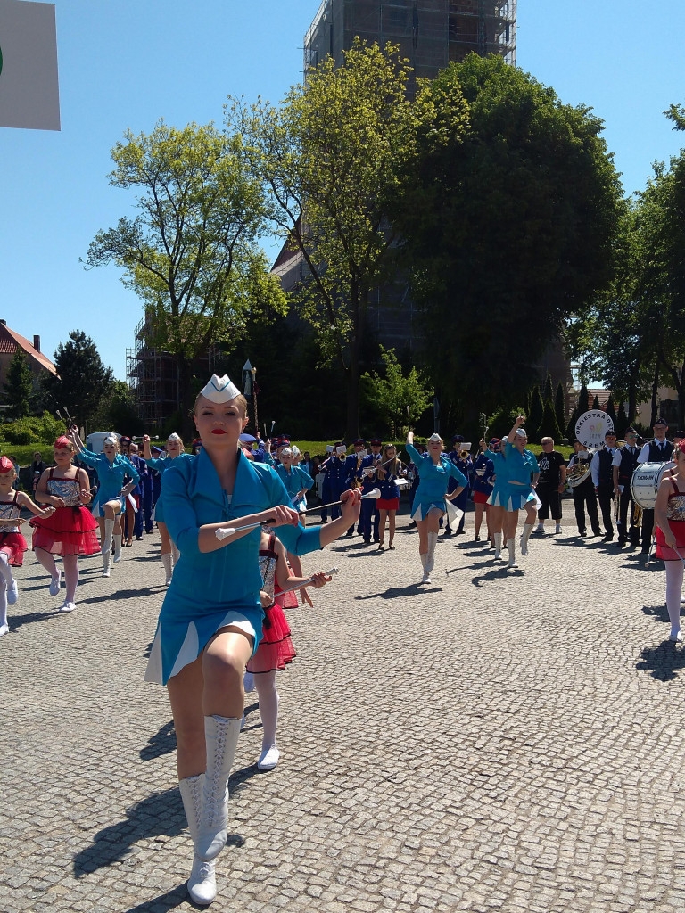 Wielki sukces Mażoretek podczas 50 Festiwalu Orkiestr Dętych w Sławnie