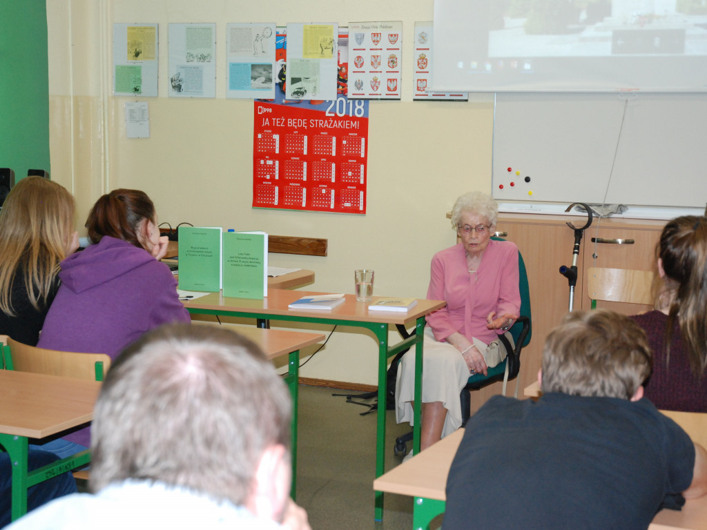 Spotkanie z Panią Krystyną Nadolną - więźniarką niemieckich obozów pracy